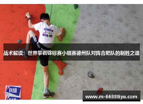 战术解读：世界攀岩锦标赛小组赛德州队对阵合肥队的制胜之道